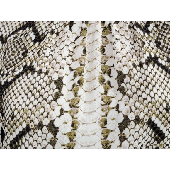 CLD Women's Medium J.Crew Cinched-Waist Snakeskin Glendale Dress M0582 EUC! - Picture 2 of 12